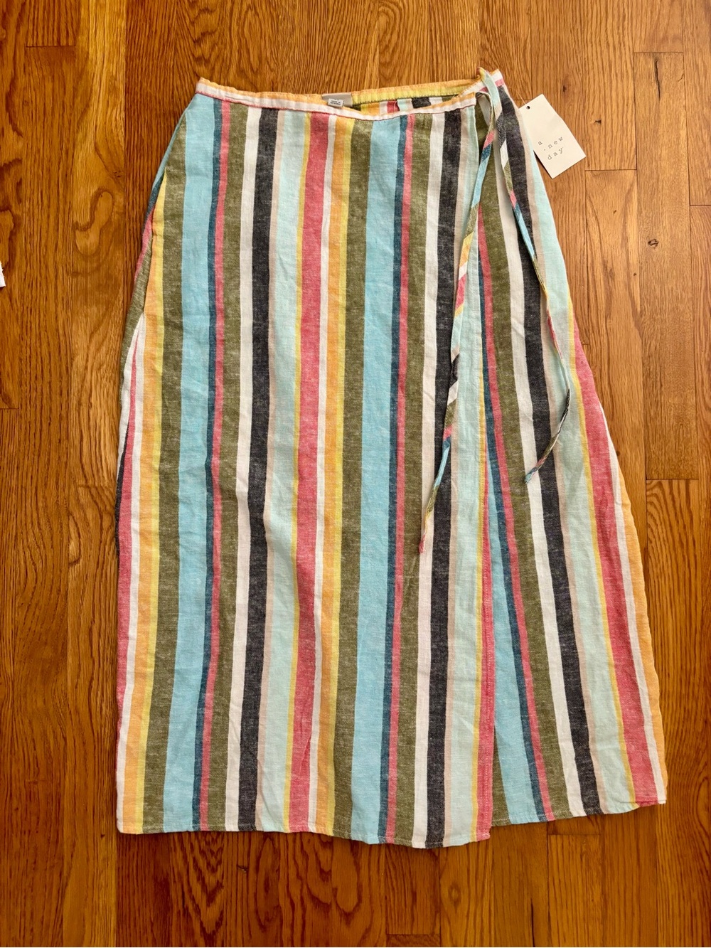 A new day midi wrap skirt